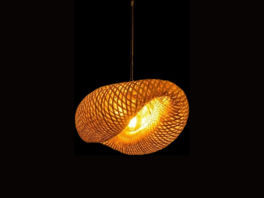 Bring warm, natural charm to any room with this woven rattan pendant light. Its airy pattern casts a soft glow, creating a cozy feel for dining areas, bedrooms, and relaxed living spaces. (3)